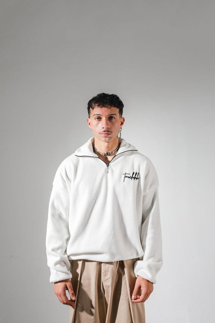 Touch’s White quarter zip