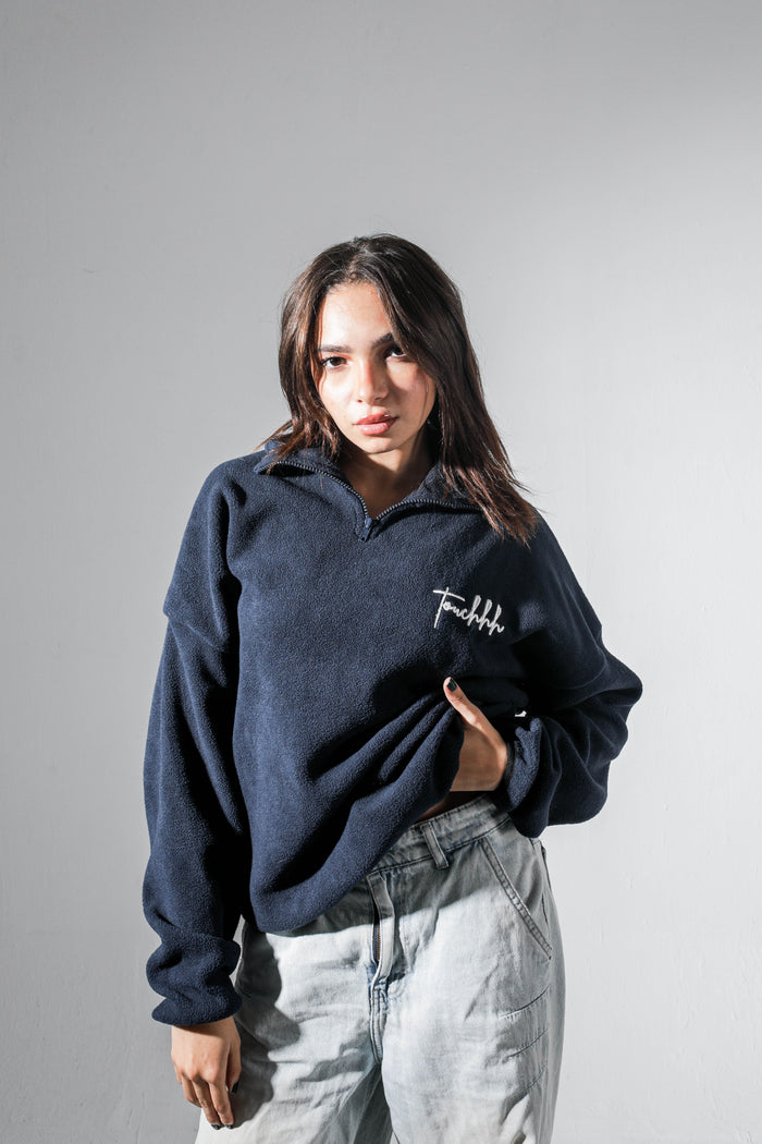 Touch’s Navy quarter zip